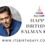 Happy Birthday Salman Khan