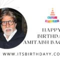 happy birthday Amitabh Bachchan